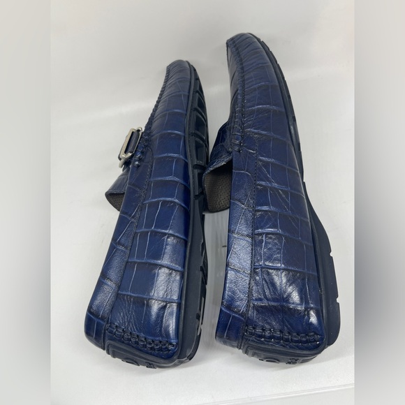 Aldo Brue Men's Navy Loafers size 40 - Picture 16 of 16